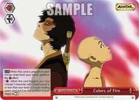 Colors of Fire (RRR) - Avatar: The Last Airbender - Weiss Schwarz card