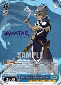 Sokka: Warrior of the Southern Water Tribe (SP) - Avatar: The Last Airbender - Weiss Schwarz card