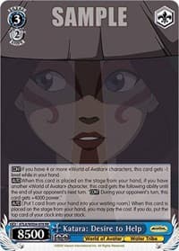 Katara: Desire to Help - Avatar: The Last Airbender - Weiss Schwarz card
