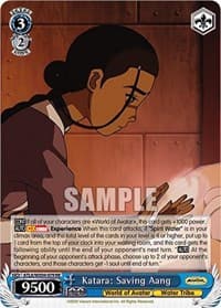 Katara: Saving Aang - Avatar: The Last Airbender - Weiss Schwarz card