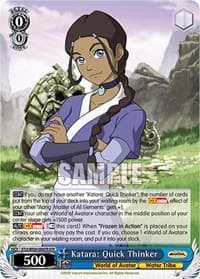 Katara: Quick Thinker (ATR) - Avatar: The Last Airbender - Weiss Schwarz card