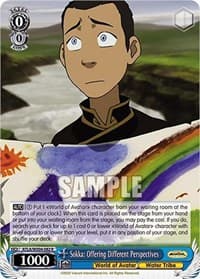 Sokka: Offering Different Perspectives - Avatar: The Last Airbender - Weiss Schwarz card