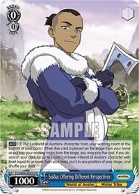 Sokka: Offering Different Perspectives (ATR) - Avatar: The Last Airbender - Weiss Schwarz card