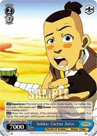 Sokka: Cactus Juice - Avatar: The Last Airbender - Weiss Schwarz card