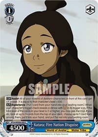 Katara: Fire Nation Disguise - Avatar: The Last Airbender - Weiss Schwarz card