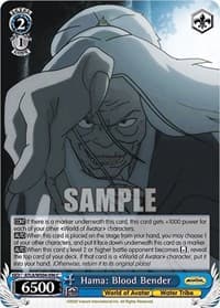 Hama: Blood Bender - Avatar: The Last Airbender - Weiss Schwarz card