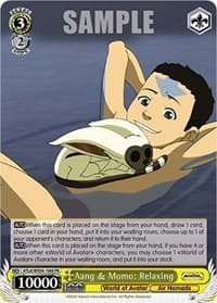 Aang & Momo: Relaxing (Foil) - Avatar: The Last Airbender - Weiss Schwarz card