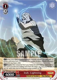 Iroh: Lightning (Foil) - Avatar: The Last Airbender - Weiss Schwarz card