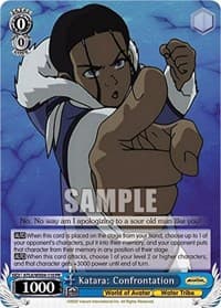 Katara: Confrontation - Avatar: The Last Airbender - Weiss Schwarz card
