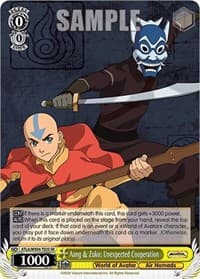 Aang & Zuko: Unexpected Cooperation (SR) - Avatar: The Last Airbender - Weiss Schwarz card