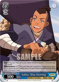 Sokka: Ship Steering - Avatar: The Last Airbender - Weiss Schwarz card
