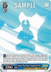 Aang: The Boy Trapped In Ice - Avatar: The Last Airbender - Weiss Schwarz card