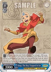 Aang: The Boy Trapped In Ice (SR) - Avatar: The Last Airbender - Weiss Schwarz card