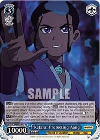 Katara: Protecting Aang - Avatar: The Last Airbender - Weiss Schwarz card