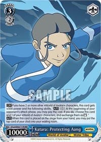 Katara: Protecting Aang (RRR) - Avatar: The Last Airbender - Weiss Schwarz card
