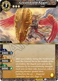 Greatshield Angel - False Gods - Battle Spirits Saga card