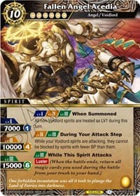 Fallen Angel Acedia - False Gods - Battle Spirits Saga card