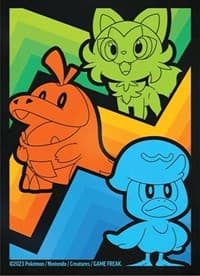 Pokemon TCG: Paldea Evolved Elite Trainer Box Card Sleeves - Sprigatito, Fuecoco and Quaxly (65-Pack) - Pokemon International Card Sleeves - Card Sleeves card