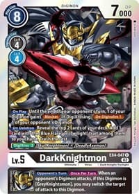 DarkKnightmon - Alternative Being Booster - Digimon Card Game card