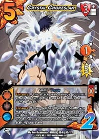 Crystal Chokeslam (XR) - UniVersus: My Hero Academia: Undaunted Raid - UniVersus card