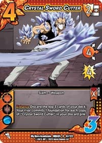 Crystal Sword Cutter - UniVersus: My Hero Academia: Undaunted Raid - UniVersus card