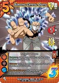 Surging Crystal Darts - UniVersus: My Hero Academia: Undaunted Raid - UniVersus card