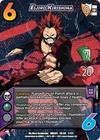 Eijiro Kirishima (XR-CH) - UniVersus: My Hero Academia: Undaunted Raid - UniVersus card
