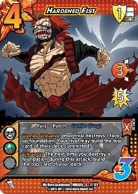 Hardened Fist - UniVersus: My Hero Academia: Undaunted Raid - UniVersus card