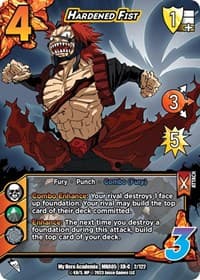 Hardened Fist (XR) - UniVersus: My Hero Academia: Undaunted Raid - UniVersus card