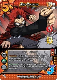 Red Counter - UniVersus: My Hero Academia: Undaunted Raid - UniVersus card