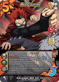 Red Counter (XR) - UniVersus: My Hero Academia: Undaunted Raid - UniVersus card