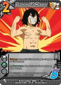 Learning To Harden - UniVersus: My Hero Academia: Undaunted Raid - UniVersus card