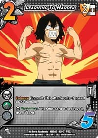 Learning To Harden (XR) - UniVersus: My Hero Academia: Undaunted Raid - UniVersus card