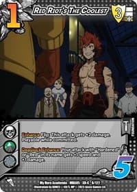 Red Riot's The Coolest (XR) - UniVersus: My Hero Academia: Undaunted Raid - UniVersus card