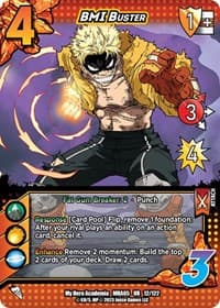BMI Buster - UniVersus: My Hero Academia: Undaunted Raid - UniVersus card