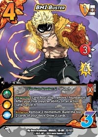 BMI Buster (XR) - UniVersus: My Hero Academia: Undaunted Raid - UniVersus card