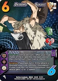 Deidoro Sakaki (XR-CH) - UniVersus: My Hero Academia: Undaunted Raid - UniVersus card