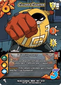 Calorie Counter (XR) - UniVersus: My Hero Academia: Undaunted Raid - UniVersus card