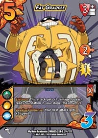Fat Grapple (XR) - UniVersus: My Hero Academia: Undaunted Raid - UniVersus card