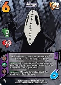 Mimic - UniVersus: My Hero Academia: Undaunted Raid - UniVersus card