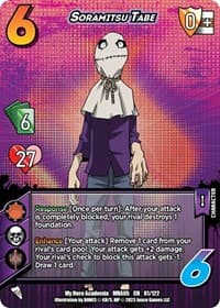 Soramitsu Tabe - UniVersus: My Hero Academia: Undaunted Raid - UniVersus card