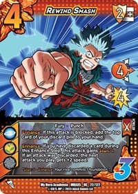 Rewind Smash - UniVersus: My Hero Academia: Undaunted Raid - UniVersus card