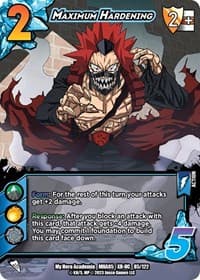 Maximum Hardening (XR) - UniVersus: My Hero Academia: Undaunted Raid - UniVersus card