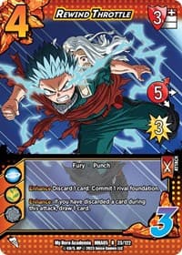 Rewind Throttle - UniVersus: My Hero Academia: Undaunted Raid - UniVersus card