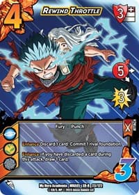 Rewind Throttle (XR) - UniVersus: My Hero Academia: Undaunted Raid - UniVersus card