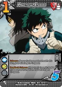 Practical Studies (XR) - UniVersus: My Hero Academia: Undaunted Raid - UniVersus card
