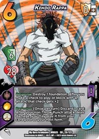 Kendo Rappa - UniVersus: My Hero Academia: Undaunted Raid - UniVersus card