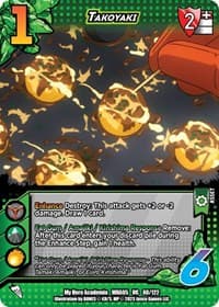 Takoyaki - UniVersus: My Hero Academia: Undaunted Raid - UniVersus card