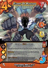Flurry Of Punches - UniVersus: My Hero Academia: Undaunted Raid - UniVersus card