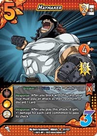 Haymaker - UniVersus: My Hero Academia: Undaunted Raid - UniVersus card